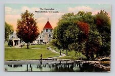 Postcard The Cascades Mansion in Manchester Vermont VT, Antique O4 picture