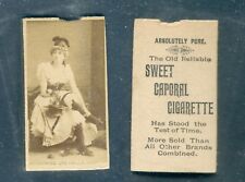 1884-1890 N245 Kinney Sweet Caporal Actresses Tobacco Card Miss Greyville picture