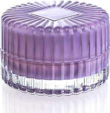 Purple Crystal Jewelry Box with Lid,Women'S Small Covered Trinket Storage Organi picture