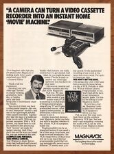 1981 Magnavox VCR Vintage Print Ad/Poster Video Camera Leonard Nimoy Pop Art 80s picture