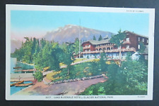 Lake McDonald Hotel Glacier National Park MT Unposted Linen Postcard picture