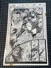 JOYCE CHIN XENA WARRIOR PRINCESS #2, PG 16 LETTERED SIGNED CHIN AND LANNING picture