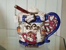 2002 Blue Sky Heather Goldminc The Coffee Bean Tealight Holder picture