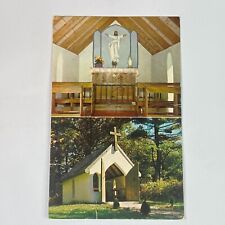 King's Castle Chapel Whitman MA Chrome Multi View Postcard picture