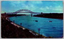 Bourne Massachusetts 1951 Postcard Cape Cod Canal picture