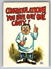 1965 Topps Monster Greeting Card #47 Congratulations You Only Have One Cavity EX picture