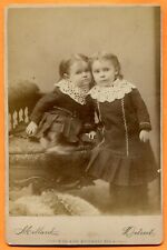 Detroit, MI, Portrait of 2 Small Siblings, by Millard, circa 1880 picture