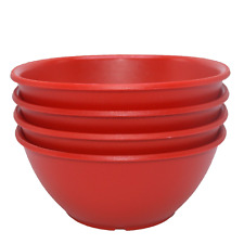 Tupperware Legacy Bowls 1 3/4 Cups Set of 4 Soup Cereal Red picture