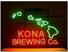New Kona Brewing Company Hawaii Man Cave Neon Light Sign 20