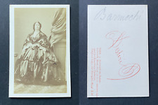 Disderi, Paris, Giulia Barucci, famous courtesan of the Second Empire, circa 1865  picture