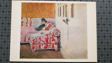 Soviet Postcard 1982 Jean Edouard Vuillard On the Sofa White Room Art picture