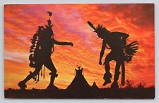 Postcard Indian Tribal Dance picture