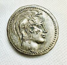 Wonderful Rare Beautiful Ancient Greek Empire Silver coin Unique Big Coin 16 gm picture