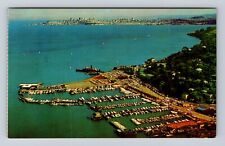 Sausalito CA-California, Aerial View, Scenic View, Vintage Souvenir Postcard picture