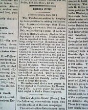 Tombstone AZ Arizona Poker Card Games Saloon Shootout Murders 1879 old Newspaper picture
