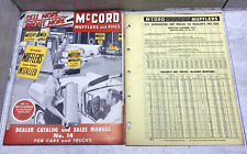McCord Mufflers and Pipes 1957 Master Catalog No. 14 & Price List picture