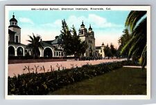 Riverside CA-California, Sherman Institute, Indian School, Vintage Postcard picture