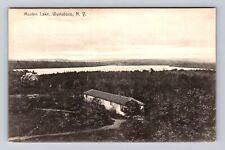 Wurtsboro NY-New York, Scenic View Masten Lake, Antique Vintage Postcard picture