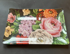 FRINGE STUDIO Floral  Small Glass Tray picture