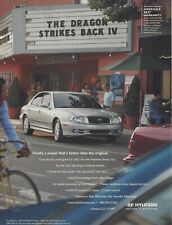 2002 Hyundai Sonata GLS The Dragon Strikes Back vintage Print Ad Advertisement picture