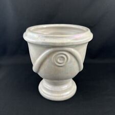 KV Antique Pearlized White Vase/Planter 6.5
