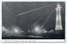 1910 Night Scene Wonderland Park Twin Cities Minnesota Vintage Antique Postcard picture