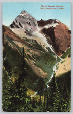 Mt Sir Donald Selkirks Rocky Mountains Postcard British Columbia BC c. 1907-1915 picture