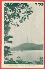 War Memorial High Point Park NJ New Jersey Vintage Postcard picture