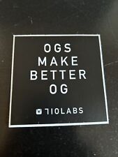 710 LABS - 710Labs “Og’s Make Better Og “Rare Older Sticker picture