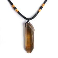 1PC Natural Irregular Smokey Quartz Necklace Crystal Pendant Stone Reiki Healing picture