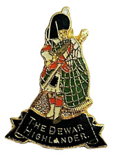 Dewar's Scotch Whisky The Dewar Highlander Vintage Tie Tack Hat Pin Lapel Pin picture