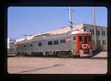 Original Railroad Slide CN Canadian National 1501 RDC1 at Champaign, IL picture