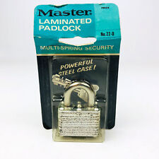 Vintage No 22-D Master Lock Padlock 1