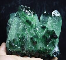 2.47lb RARE  New Find Natural Beatiful Green Quartz Crystal Cluster Specimen picture