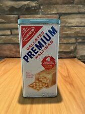 Premium Saltine Crackers Tin Empty Vintage. Made In The U.S.A. picture