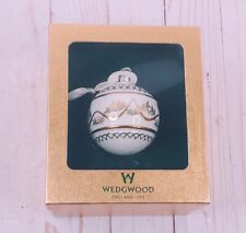 Wedgwood Holiday Christmas Ornament England 1759 White Gold picture