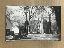 Postcard RPPC Plainwell MI Michigan Methodist Church Vintage Real Photo picture
