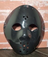 Plastic Halloween Hockey Mask Adult BLACK picture
