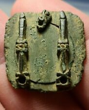 ANCIENT ROMAN BRONZE PART OF THE LID OF A MILITARY NEEDLE BOX (WITH MECHANISM) picture