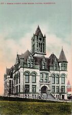 Tacoma WA Washington Pierce County Court House 1910s DB UNP Vtg Postcard K12 picture