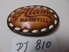 Vintage Alamo of Nashville Western Belt Buckle Tony Lama Leather USA Made Rare picture