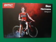 2017 BEN HERMANS BMC Team CYCLING Cycling Card picture