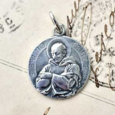 St Bruno Medal - Sterling Silver Antique Replica picture