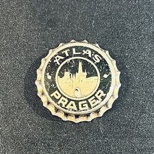 Vintage Atlas Prager Beer Cap Crown Cork Lined Uncrimped picture