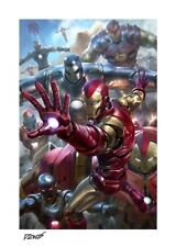 Sideshow Iron Man - House Party Protocol Derrick Chew Fine Art Print Unframed picture