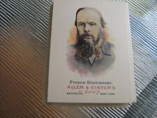 2007 Topps Allen & Ginter's Fyodor Dostoevsky Writer World Champions Card picture