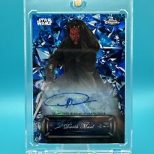 2024 Topps Chrome Sapphire Star Wars Sapphire Selections Darth Maul Auto SSA-RP picture