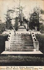 Wallace Monument Shiloh National Military Park Pittsburg Landing Tennessee 1912 picture