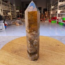 430g WOW Natural Rare Pietersite Crystal Obelisk Quartz Tower Point Healing picture