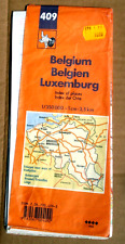 Michelin 409 Map of Belgium / Luxemburg Vtg 1989 Road Regional picture